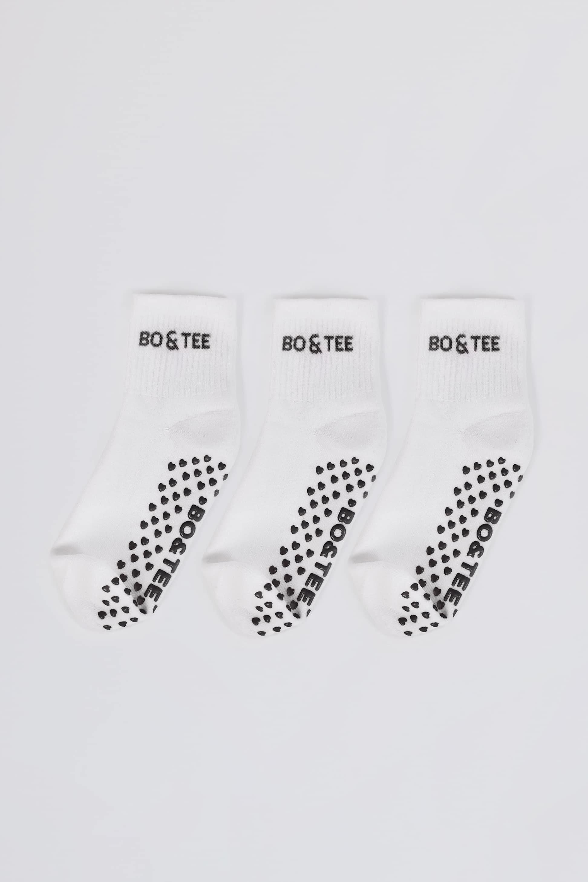 Pilates 3-pack Socks Bundle In White