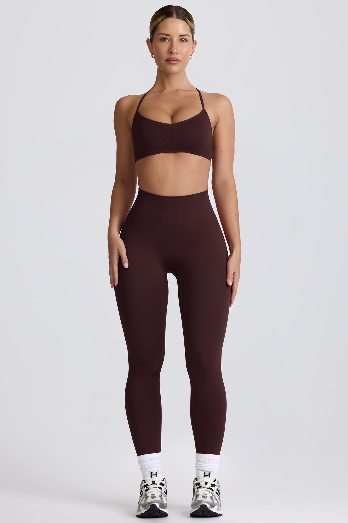 Super Sculpt Seamless Leggings In Chocolate
